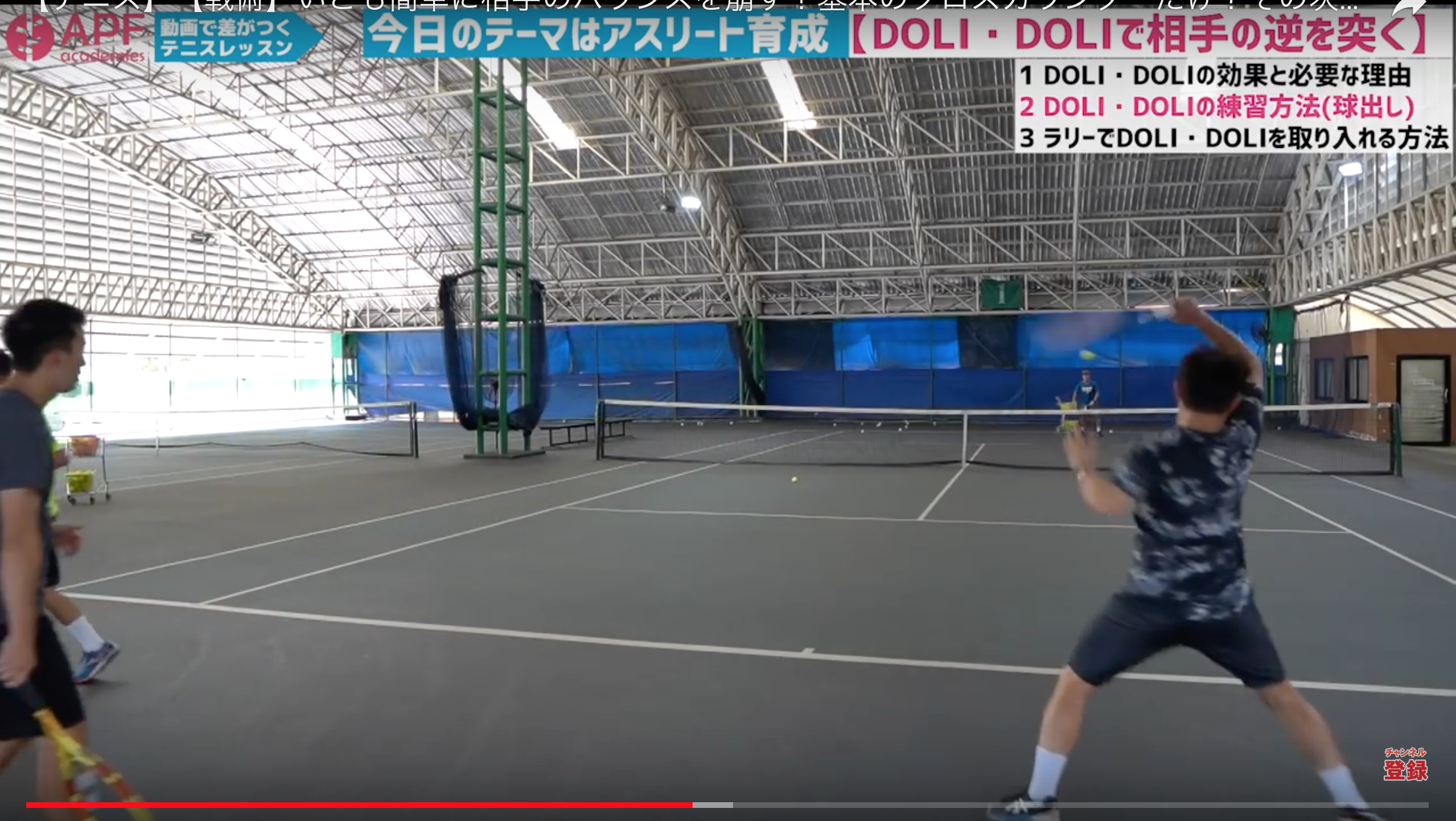 DOLIDOLIの練習プログラムをコーチ陣が分かりやすく実践!!【テニス ...