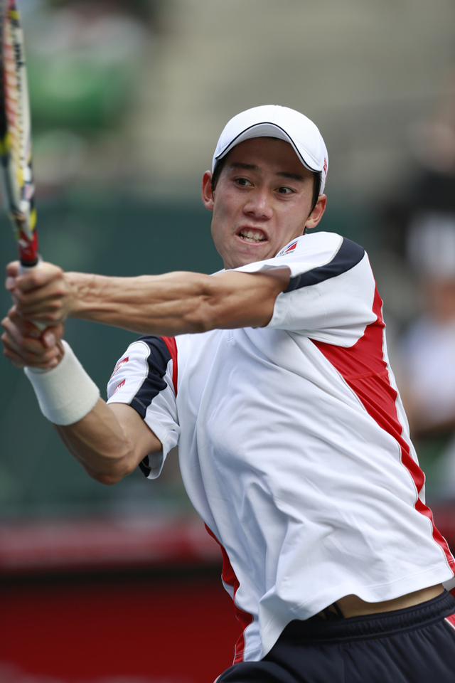 エアk 炸裂の錦織 ドラゴン 伊藤が2回戦進出 楽天ジャパン オープン Tennis Jp テニス ドット ジェイピー