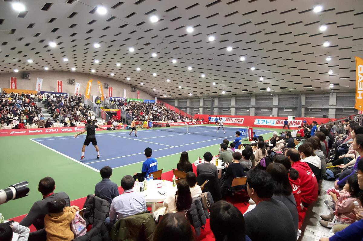 HEAT JAPAN試合風景（テニス）