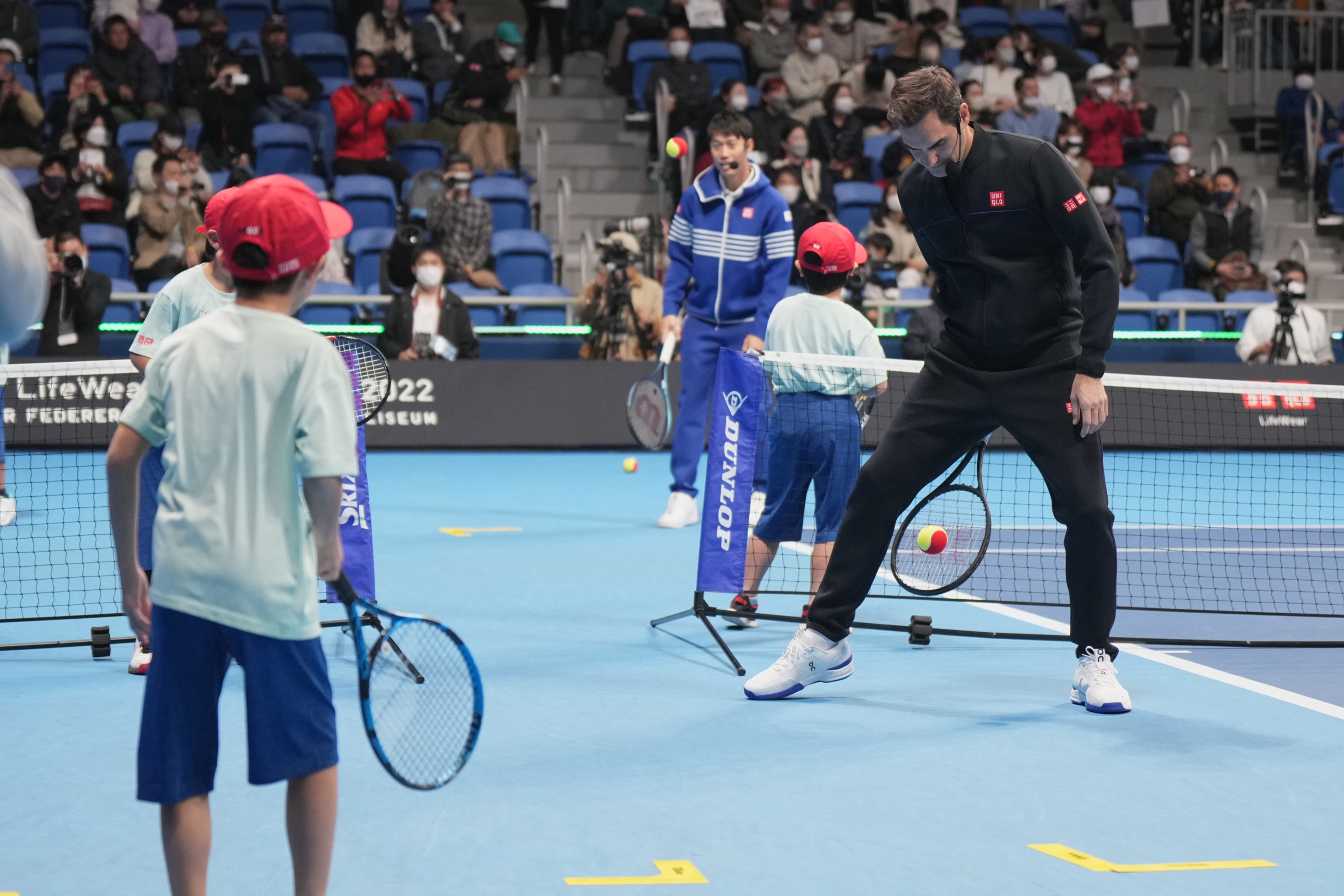 フェデラー錦織圭 ユニクロ 有明 次世代育成 エキジビション | Tennis 