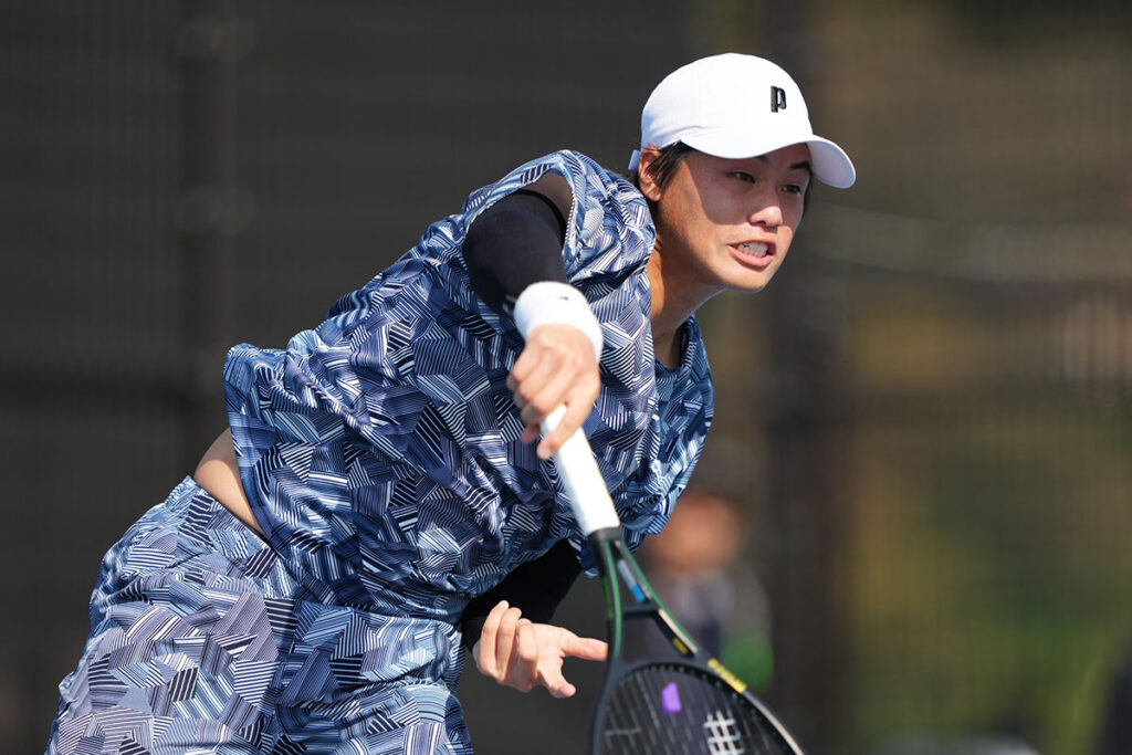 伊藤あおいはフォアスライスを駆使、上杉海斗はネットプレーで攻めてベスト４へ【全日本テニス選手権 98th】【Tennis.jp】