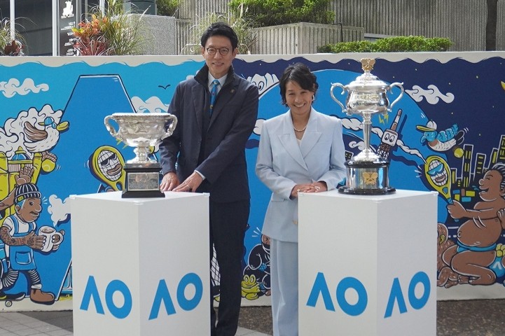 全豪オープンのトロフィーに会える！楽しいが詰まったイベント「AO Japan Launch」【Tennis.jp】