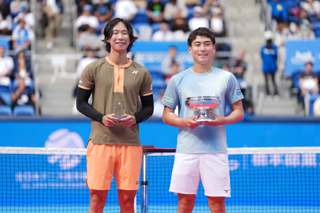 田口涼太郎が単複2冠を達成！男女ダブルスで新チャンピオンが誕生【全日本テニス選手権】【Tennis.jp】