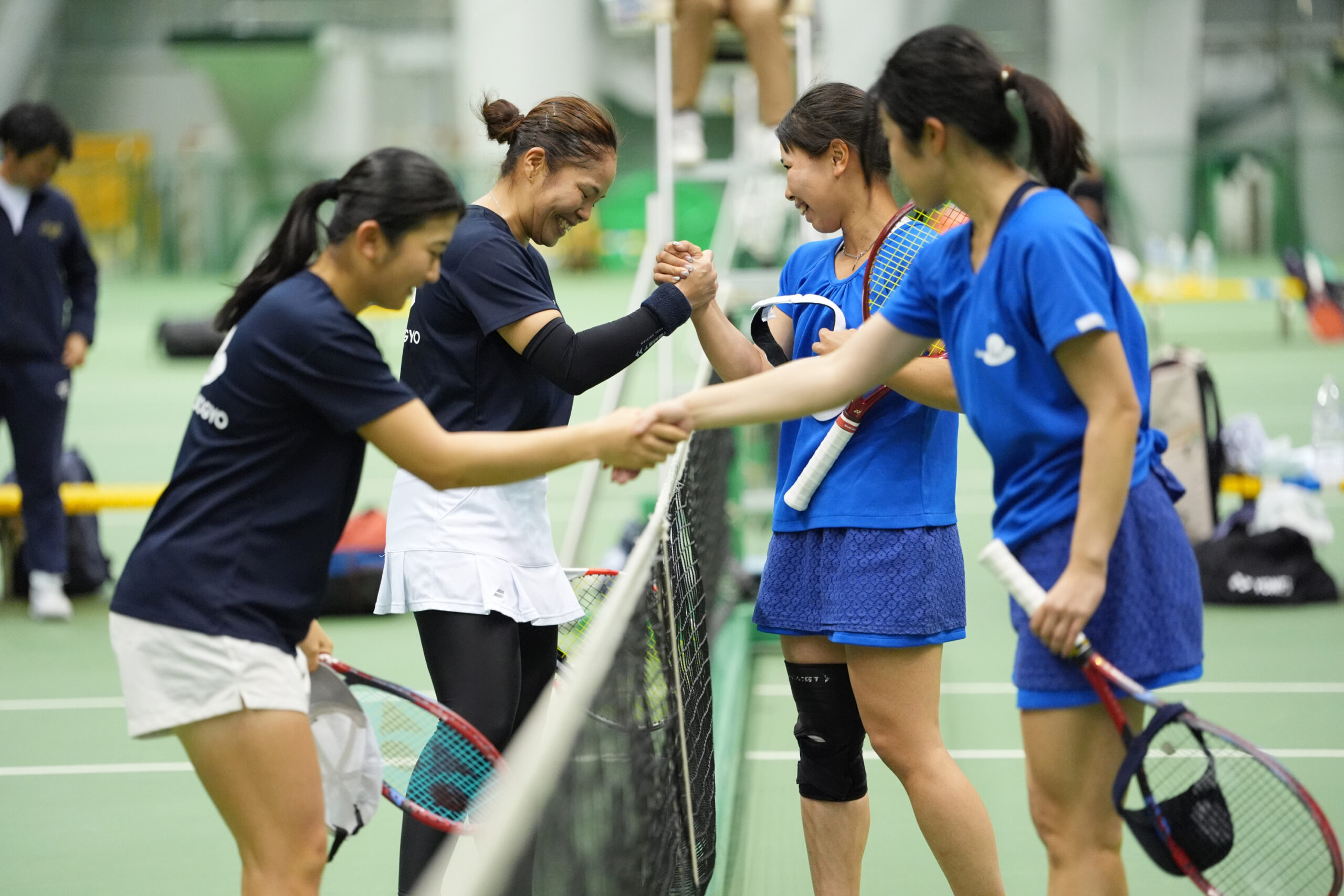 混戦の男子はレック興発と橋本総業HDが1位通過。女子は橋本総業HD