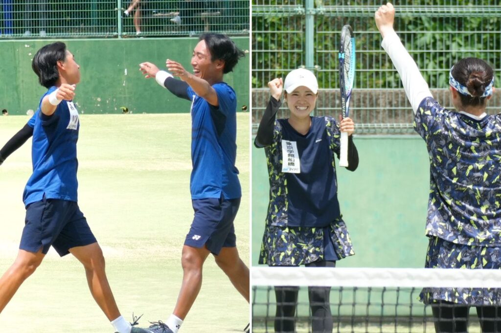 男子は柳川・森島／床田、女子は東京学館船橋・梛野／有我が優勝【インターハイ2026ダブルス決勝】【Tennis.jp】